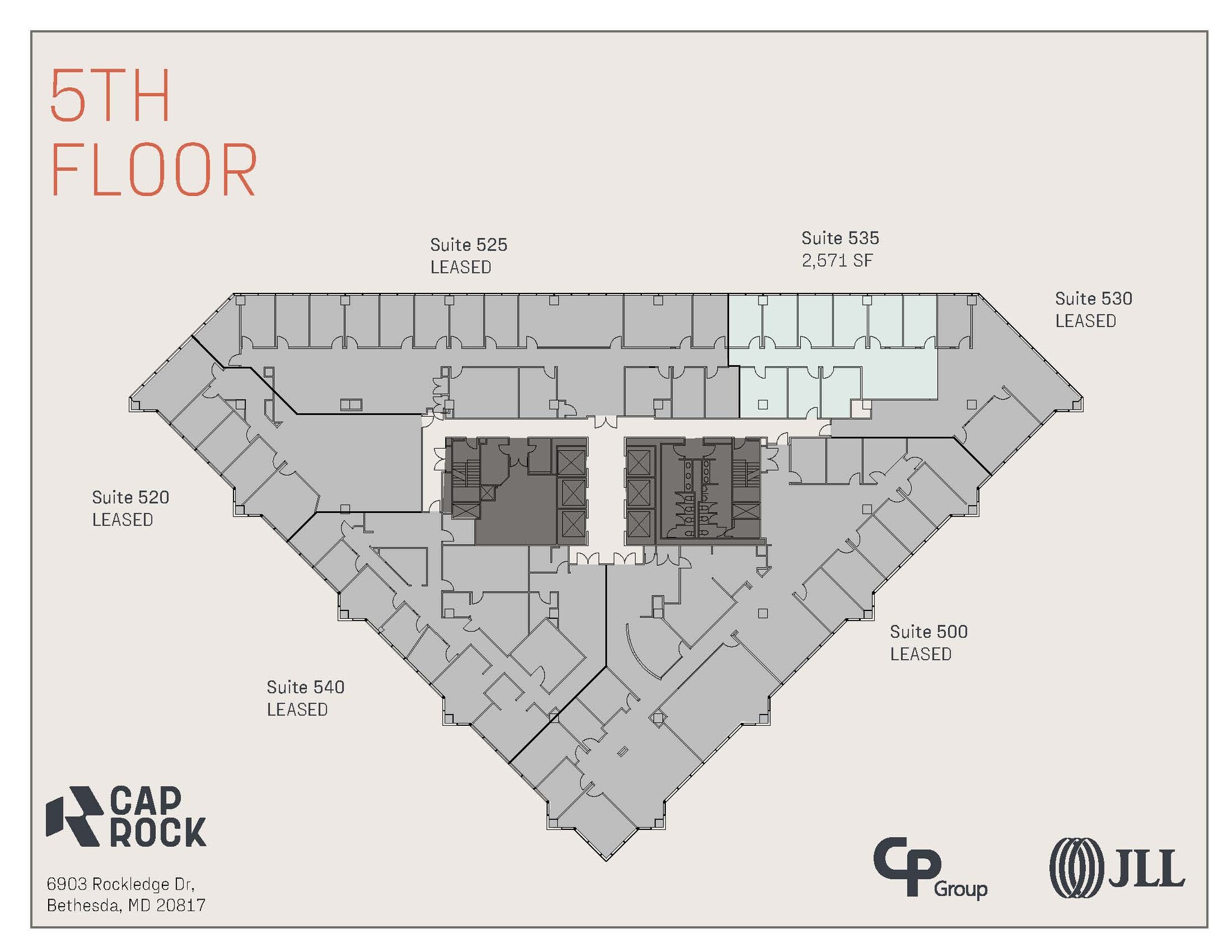 6903 Rockledge Dr, Bethesda, MD à louer Plan d’étage– Image 1 sur 1