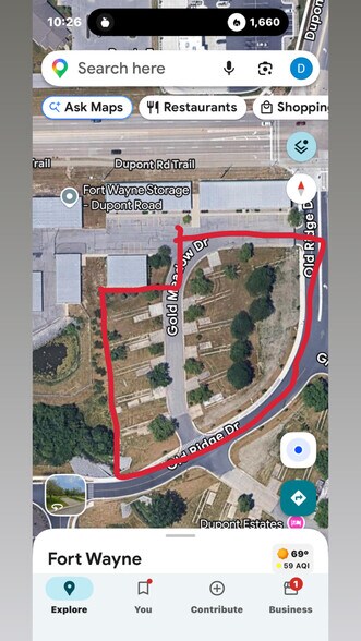 4600 E Dupont Rd, Fort Wayne, IN à vendre - Aérien – Image 1 sur 2