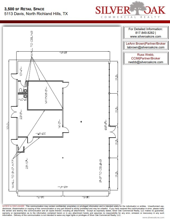 5113 Davis Blvd, North Richland Hills, TX à louer Plan d’étage– Image 1 sur 1