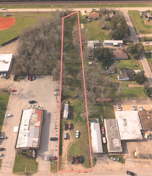 4627 Avenue H, Rosenberg, TX à vendre - Aérien – Image 3 sur 3