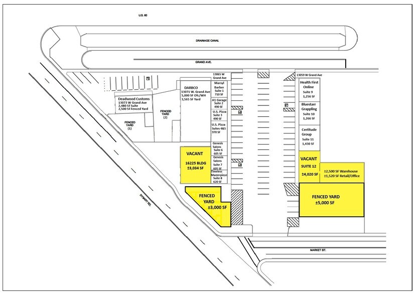 13065 W Grand Ave, Surprise, AZ à louer - Plan de site – Image 2 sur 5