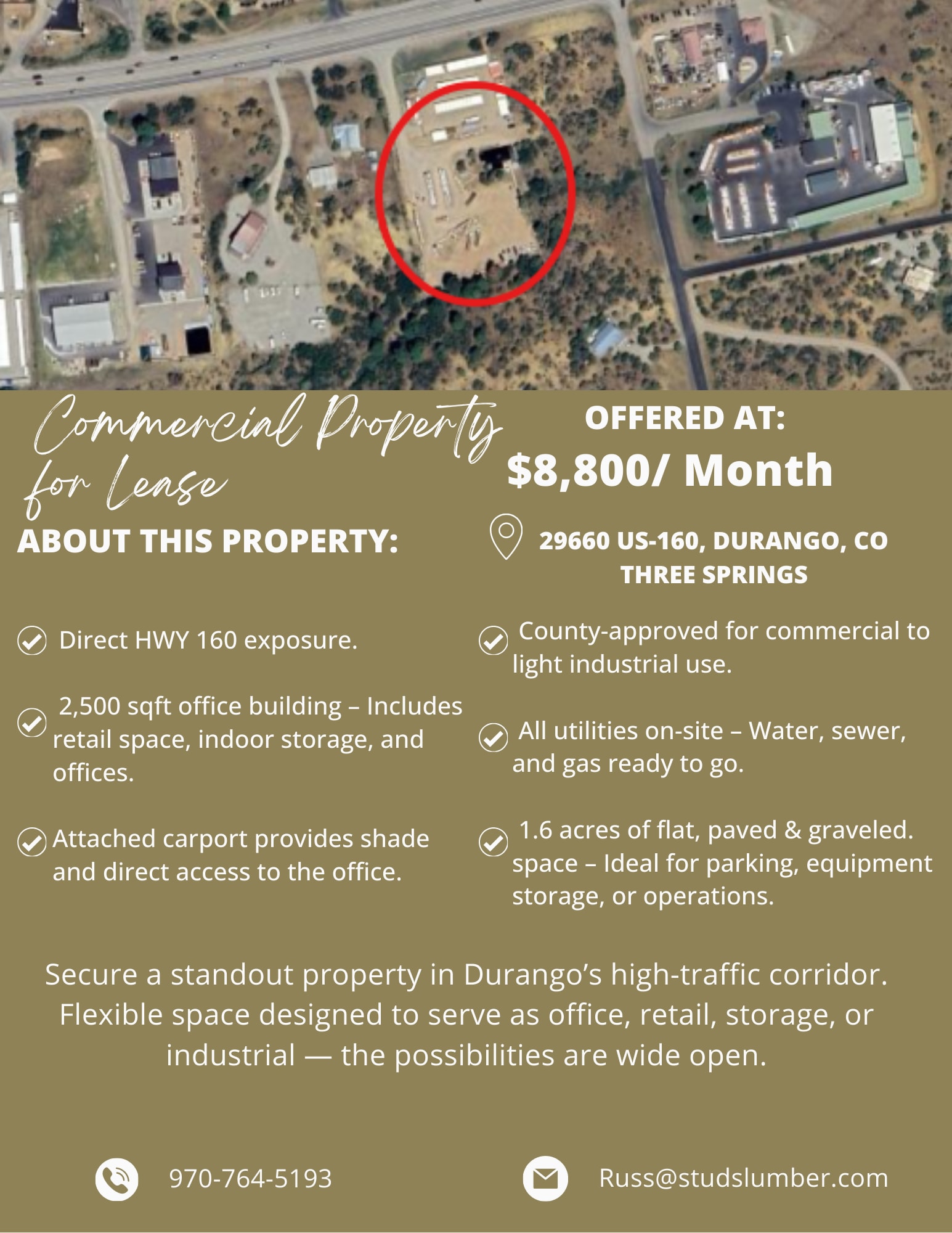 29660 US-160 Hwy, Durango, CO à louer Photo intérieure– Image 1 sur 1