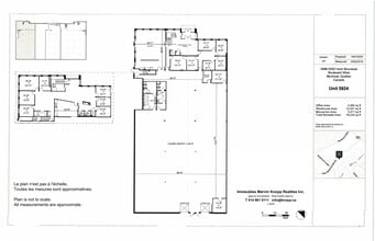 5896-5932 Boul Henri-Bourassa O, Montréal, QC à louer Plan de site– Image 1 sur 8