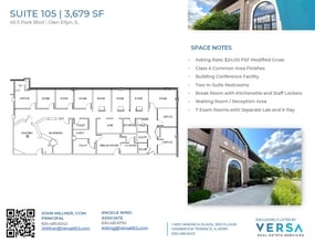 45 S Park Blvd, Glen Ellyn, IL à louer Plan d’étage– Image 1 sur 1