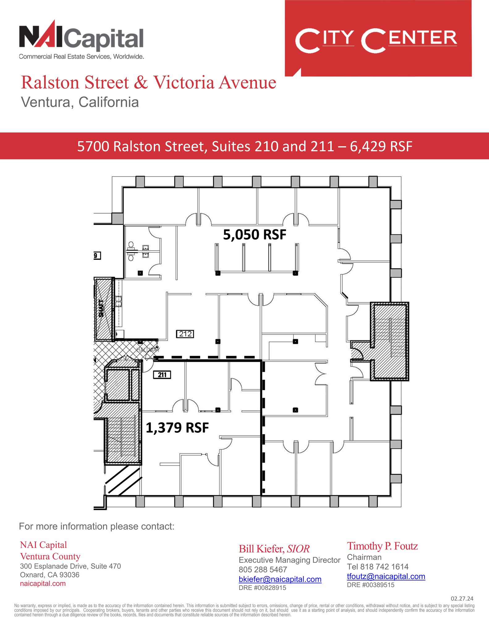 5700-5740 Ralston St, Ventura, CA à louer Plan de site– Image 1 sur 1