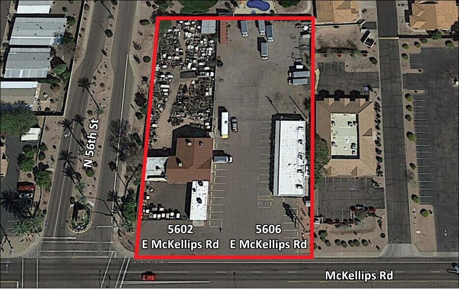 5602-5606 E McKellips Rd portefeuille de 2 biens à vendre sur LoopNet.fr - Aérien – Image 3 sur 3