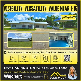 Plus de détails pour 3851 Harrington st, Oak Park, GA - Local d’activités à vendre