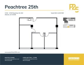 1718-1720 NW Peachtree St, Atlanta, GA à louer Plan de site– Image 1 sur 4