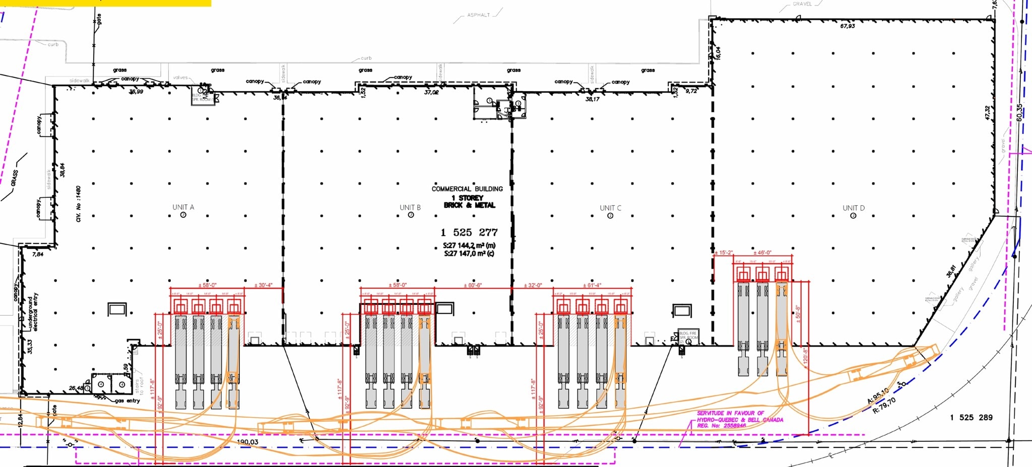 1480-1550 Rte Transcanadienne, Dorval, QC à louer Plan de site– Image 1 sur 1