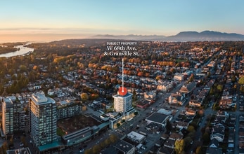 8415 Granville St, Vancouver, BC - VUE AÉRIENNE  vue de carte