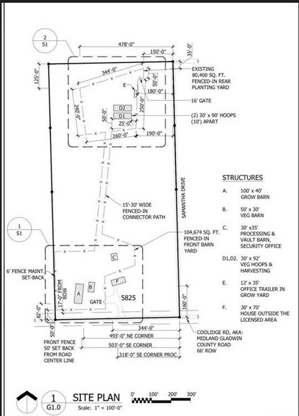 5852 NW County Line Rd, Coleman, MI à vendre - Plan de site – Image 2 sur 14