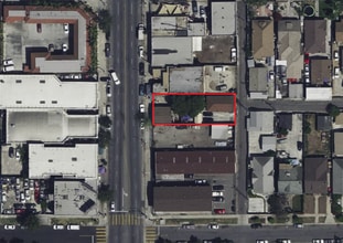4512 S Vermont Ave, Los Angeles, CA - Vue aérienne vue de carte
