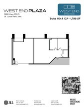 1665 Utica Ave S, Saint Louis Park, MN à louer Plan d’étage– Image 2 sur 2