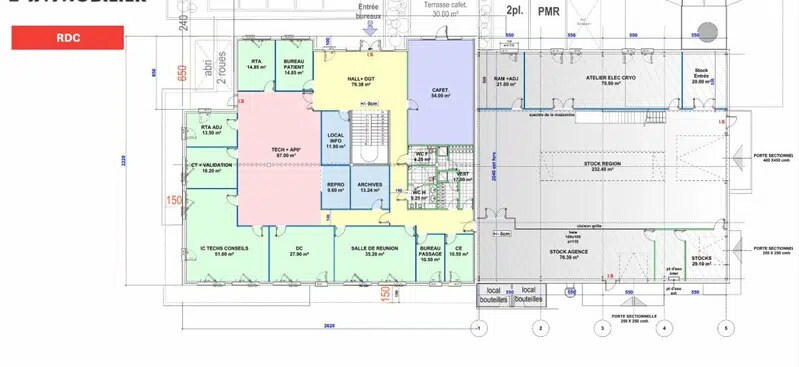 Bureau dans Saint-Priest à vendre - Plan d’étage – Image 3 sur 4