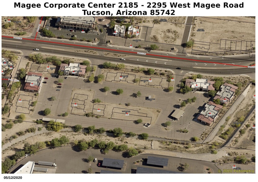 2265 Magee rd, Tucson, AZ à vendre - Aérien – Image 2 sur 2