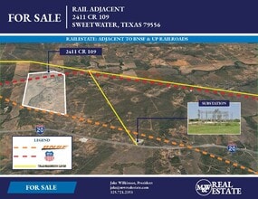 2411 CR 109, Sweetwater, TX - VUE AÉRIENNE  vue de carte