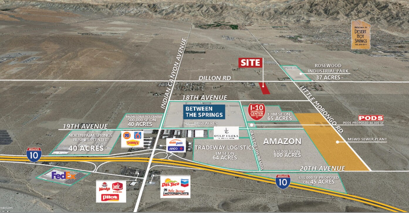 Dillon Rd, Desert Hot Springs, CA à vendre Aérien– Image 1 sur 4