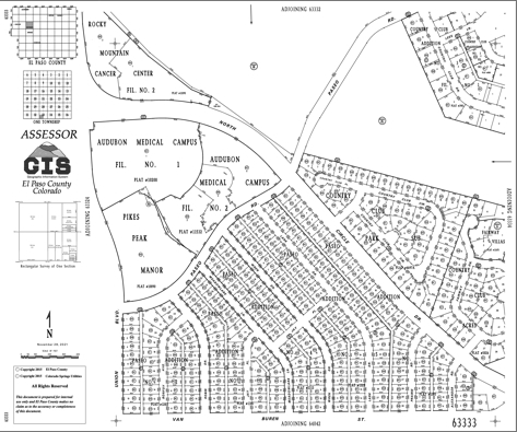 2500 N Circle Dr, Colorado Springs, CO à louer - Plan cadastral – Image 3 sur 4
