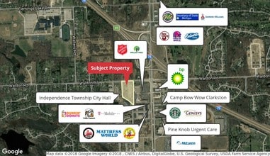 Waldon Center Dr, Independence Township, MI - Vue aérienne vue de carte
