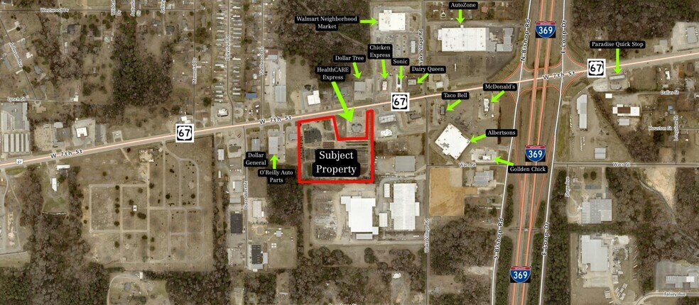 4815 W 7th St, Texarkana, TX à vendre - Photo principale – Image 1 sur 2