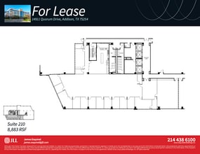 14911 Quorum Dr, Addison, TX à louer Plan d’étage– Image 1 sur 1