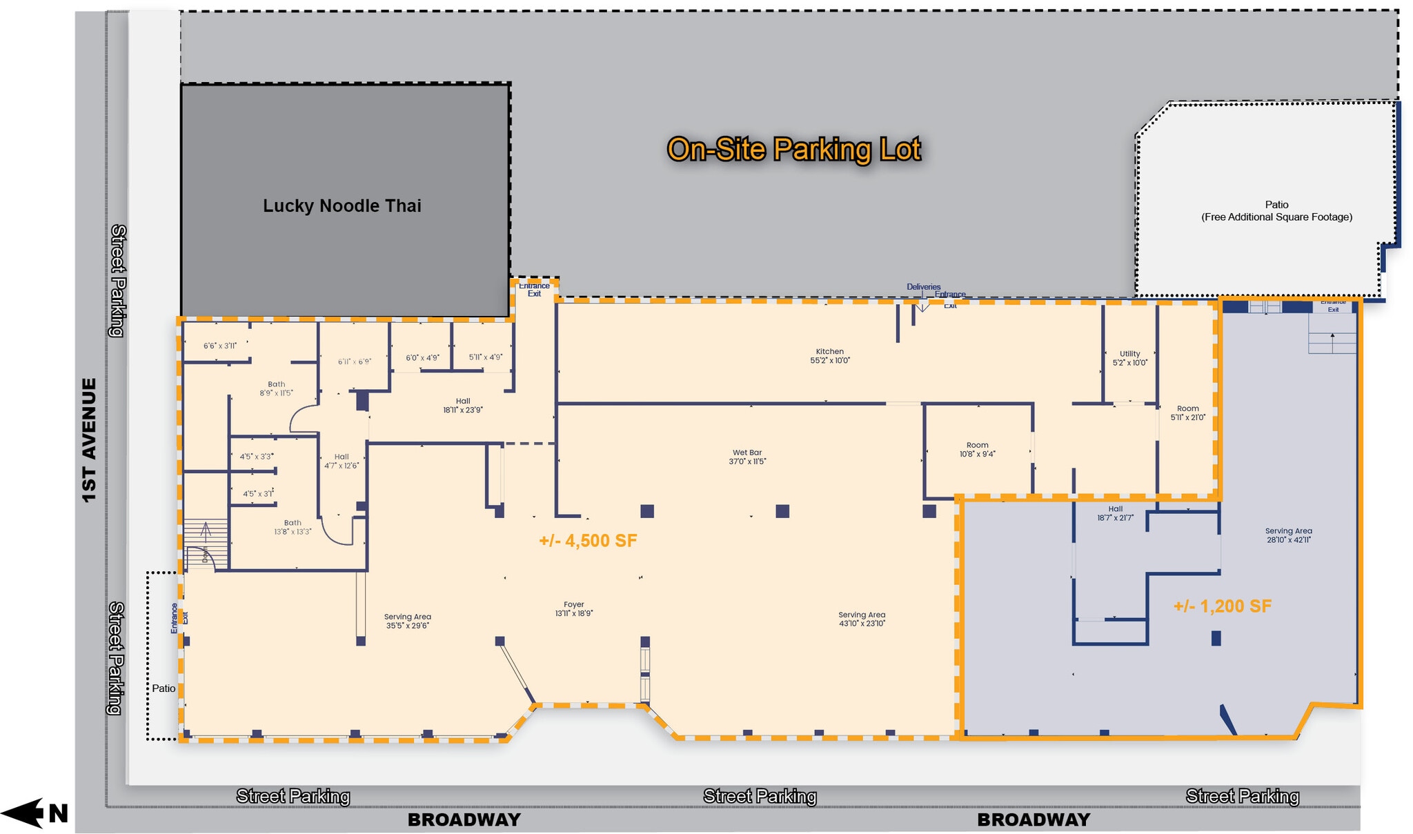 76 Broadway, Denver, CO à louer Plan d’étage– Image 1 sur 14