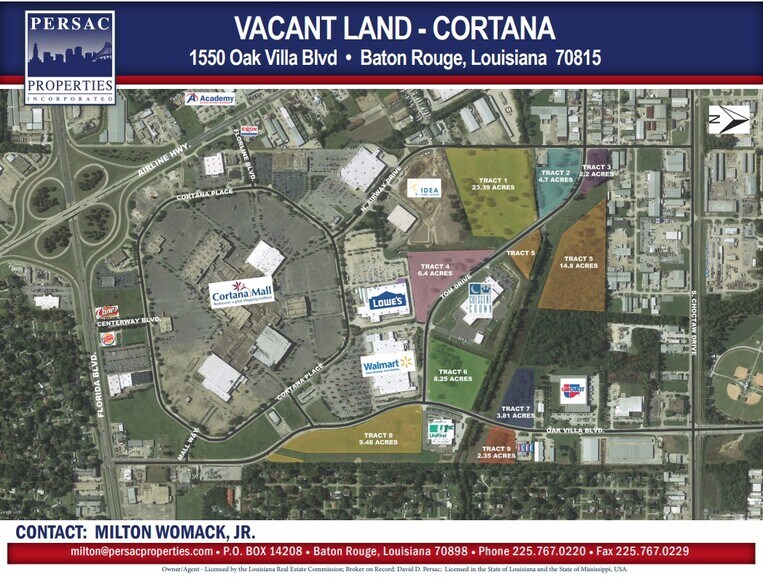 9401 Cortana Pl, Baton Rouge, LA à vendre - Aérien – Image 1 sur 1