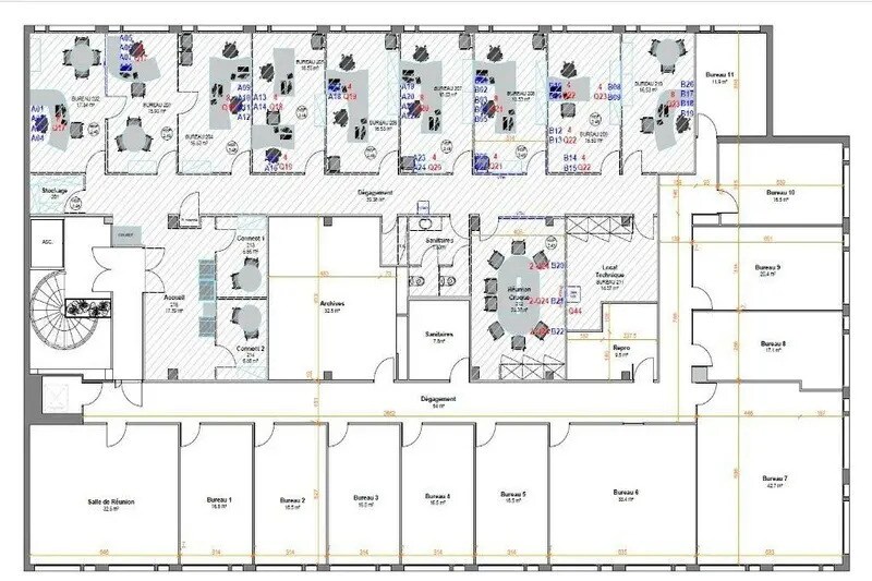 Bureau dans Lyon à vendre - Plan d’étage – Image 3 sur 7