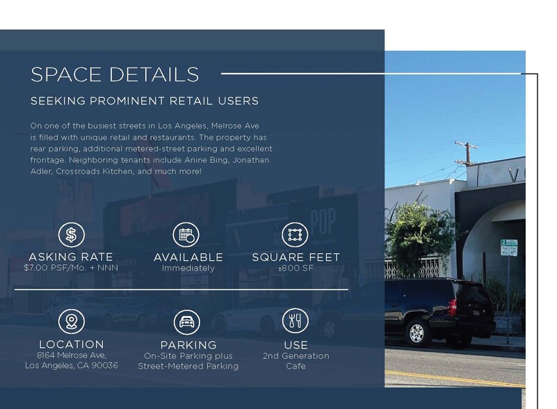 8164-8168 Melrose Ave, Los Angeles, CA à louer - Photo de l’immeuble – Image 3 sur 7