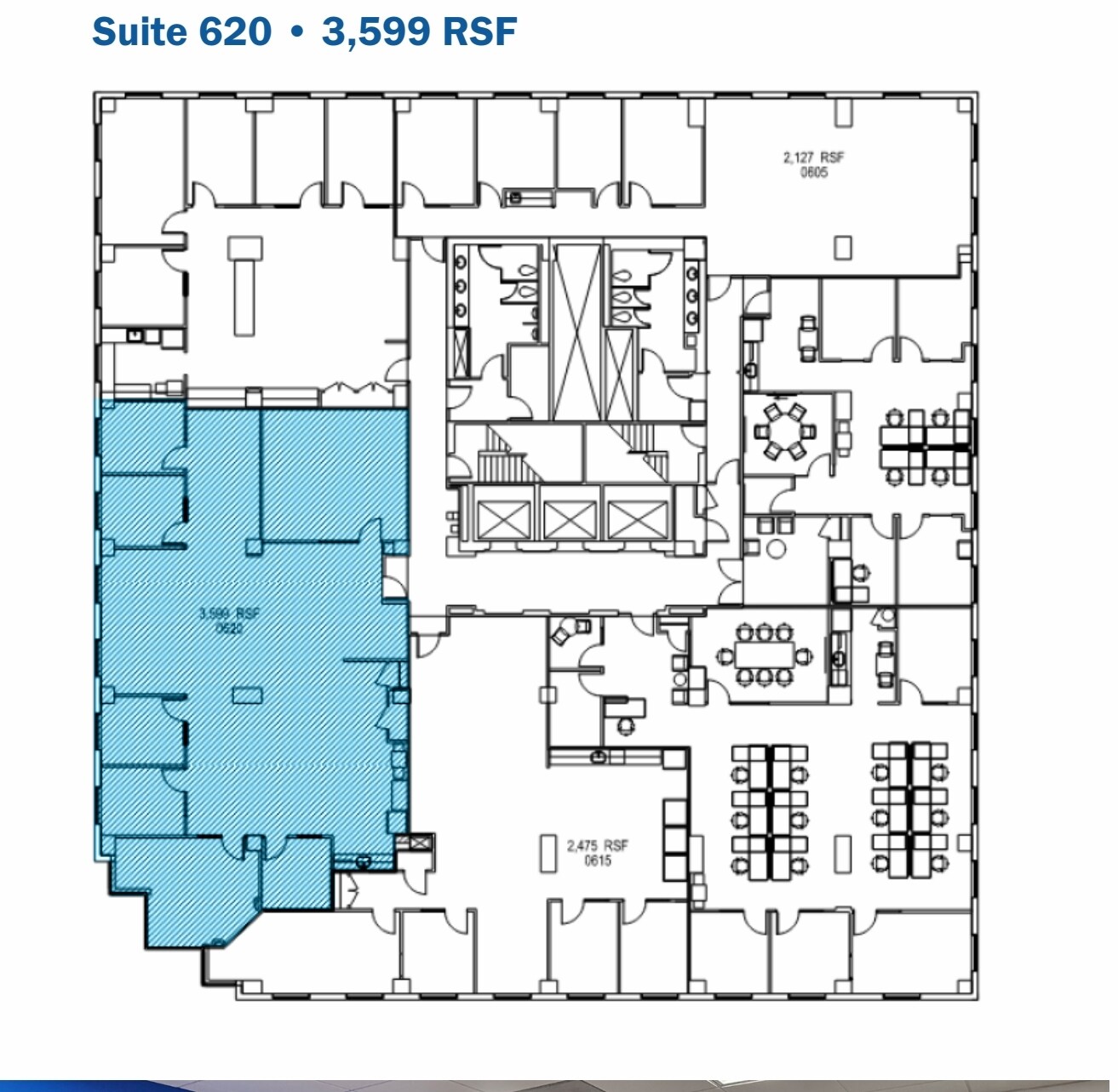 4600 East West Hwy, Bethesda, MD à louer Plan d’étage– Image 1 sur 7