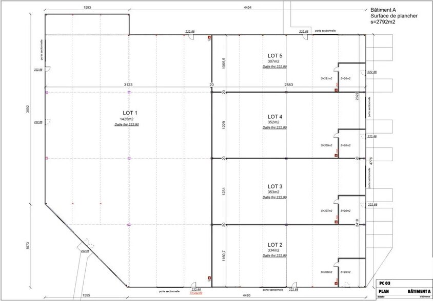 Industriel/Logistique dans Bourg-en-Bresse à louer - Plan d’étage – Image 3 sur 11