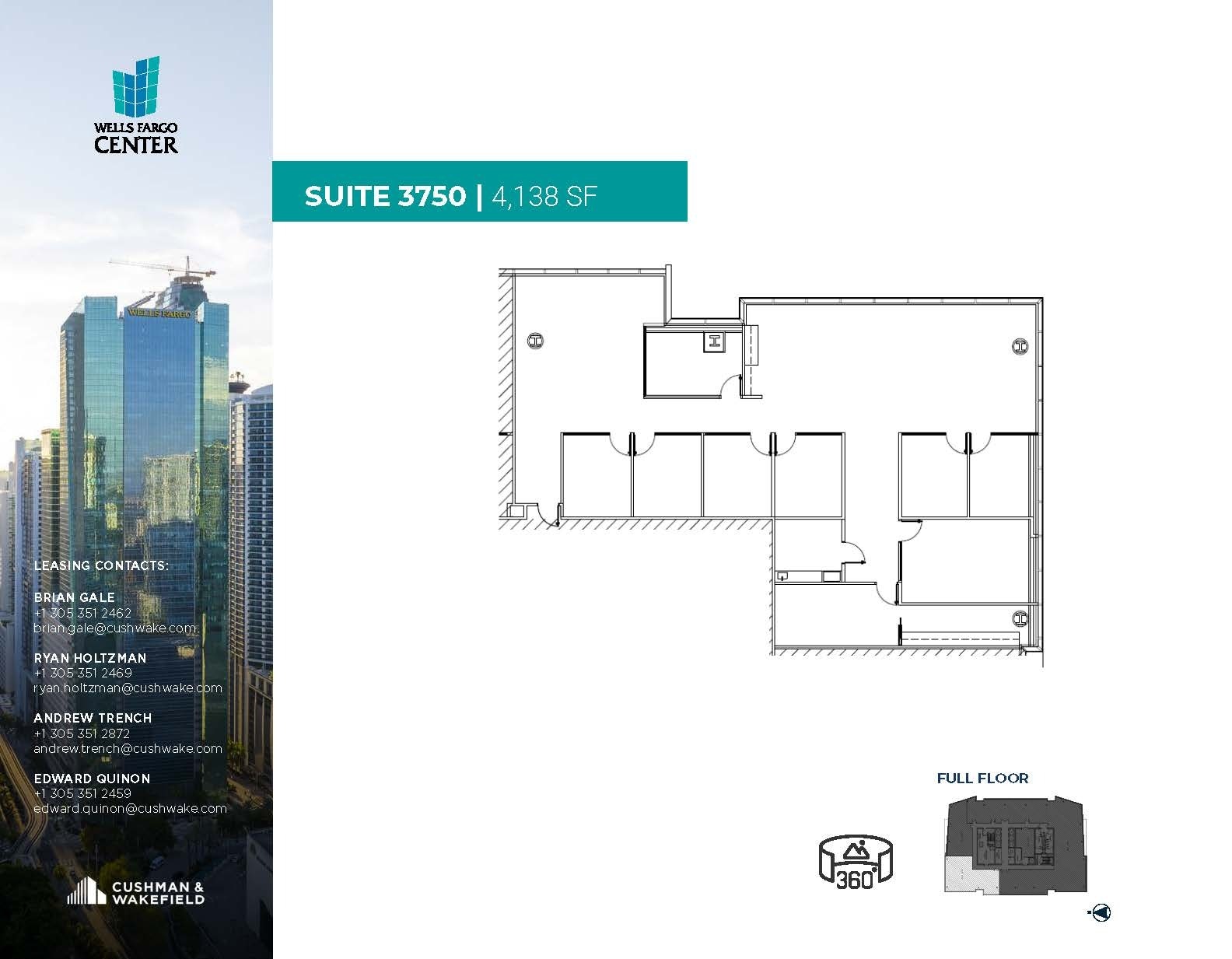333 SE 2nd Ave, Miami, FL à louer Plan d’étage– Image 1 sur 1