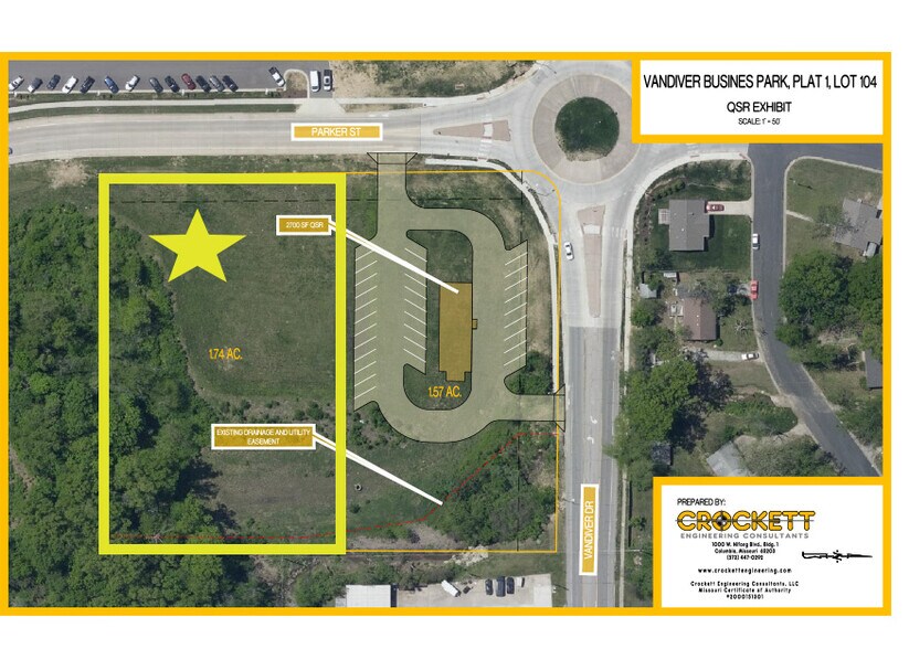 OOOO Vandiver Business - Lot 104 South park, Columbia, MO à vendre - Photo de l’immeuble – Image 2 sur 3