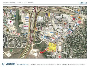 5200-5288 S Hulen St, Fort Worth, TX - Vue aérienne  vue de carte - Image1
