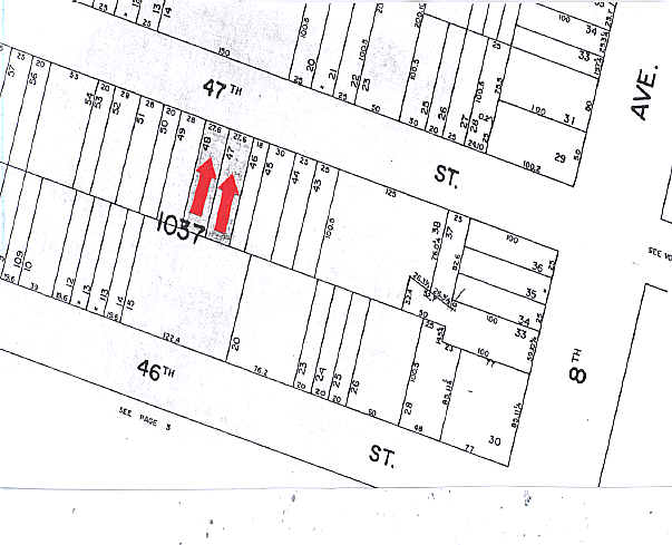 324-326 W 47th St, New York, NY à louer - Plan cadastral – Image 2 sur 15