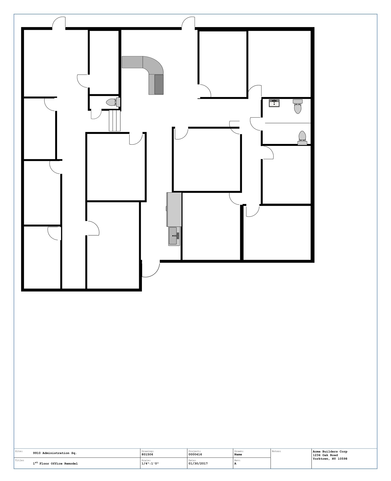 7049 Owensmouth Ave, Canoga Park, CA à louer Plan de site– Image 1 sur 10
