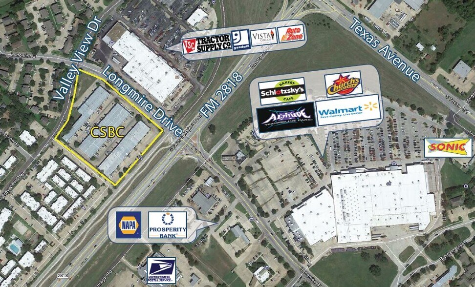 2151 S Harvey Mitchell Pky, College Station, TX à louer - Photo de l’immeuble – Image 2 sur 2