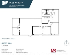 2255 Enterprise Dr, Westchester, IL à louer Plan d’étage– Image 1 sur 1