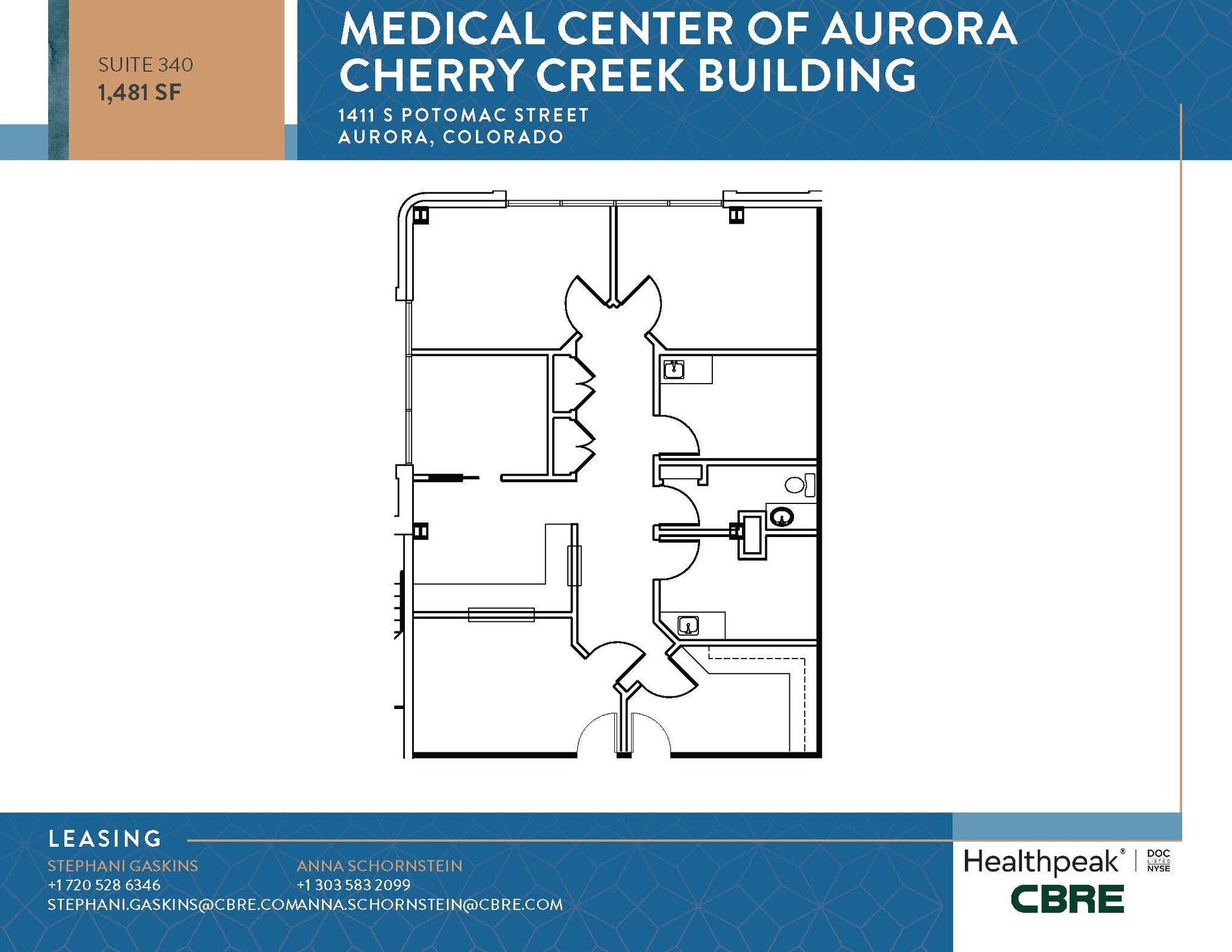 1411 S Potomac St, Aurora, CO à louer Plan d’étage– Image 1 sur 1
