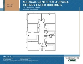 1411 S Potomac St, Aurora, CO à louer Plan d’étage– Image 1 sur 1