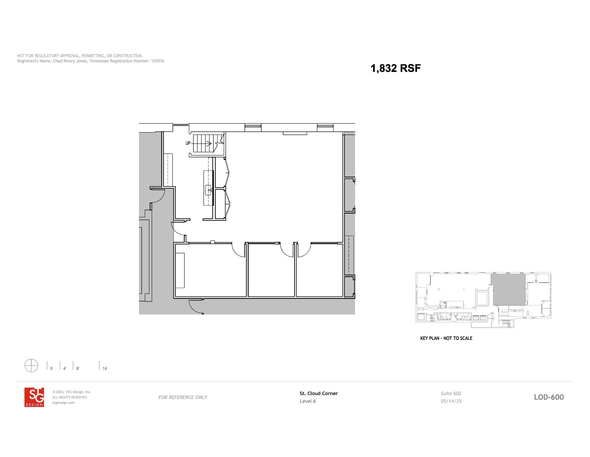 500 Church St, Nashville, TN à louer Plan d’étage– Image 1 sur 1