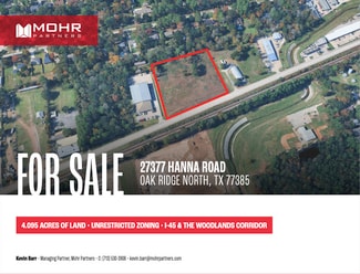 Plus de détails pour 27377 Hanna Rd, Conroe, TX - Terrain à vendre