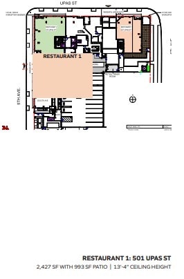 555 Upas St, San Diego, CA à louer Plan d’étage– Image 1 sur 1
