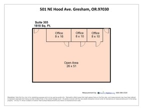 501 NE Hood Ave, Gresham, OR à louer Plan d’étage type– Image 1 sur 1