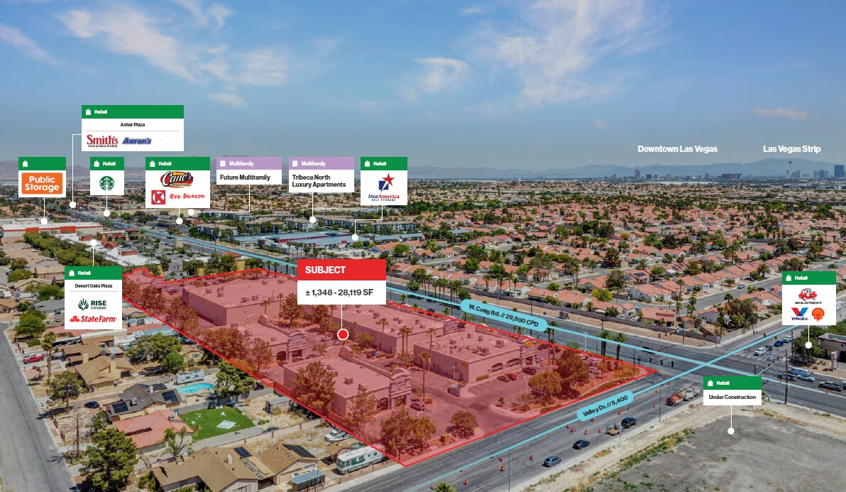 4116-4280 W Craig Rd, North Las Vegas, NV à louer Photo principale– Image 1 sur 7