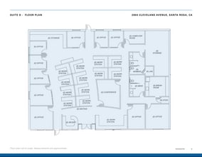 2800 Cleveland Ave, Santa Rosa, CA à louer Plan d’étage– Image 1 sur 1