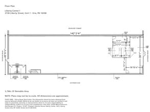 3424-3716 Liberty St, Erie, PA à louer Plan d’étage– Image 2 sur 3