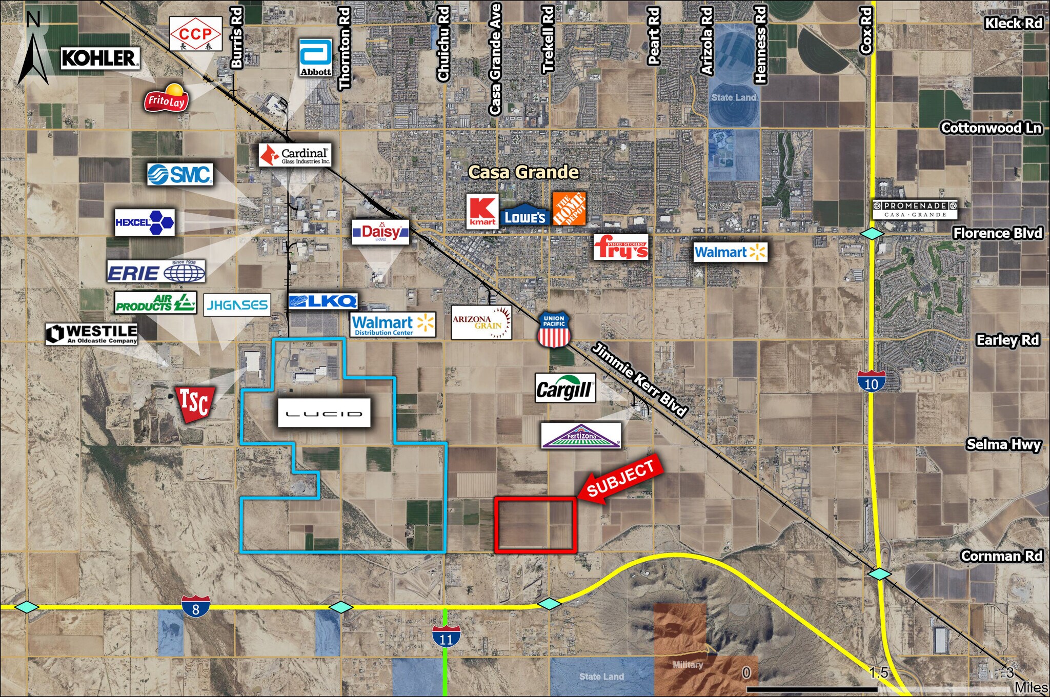 0 Trekell Road, Casa Grande, AZ à vendre Aérien– Image 1 sur 4