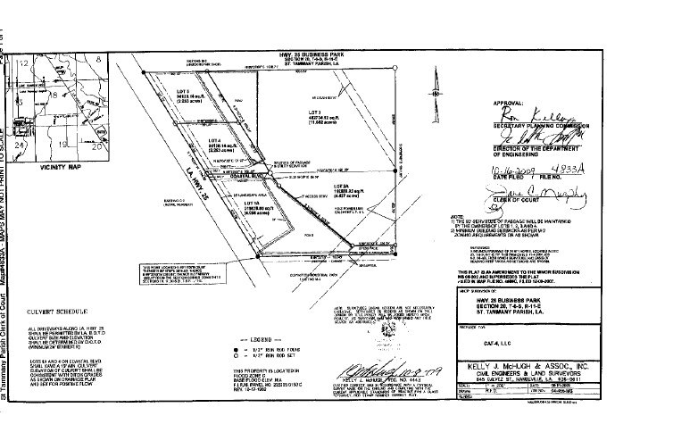 Coastal Blvd@ Hwy 25, Covington, LA à vendre - Plan cadastral – Image 2 sur 2