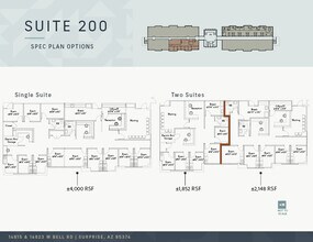 14823 W Bell Rd, Surprise, AZ à louer Plan d’étage– Image 2 sur 2